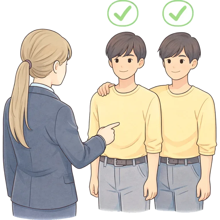 to distinguish