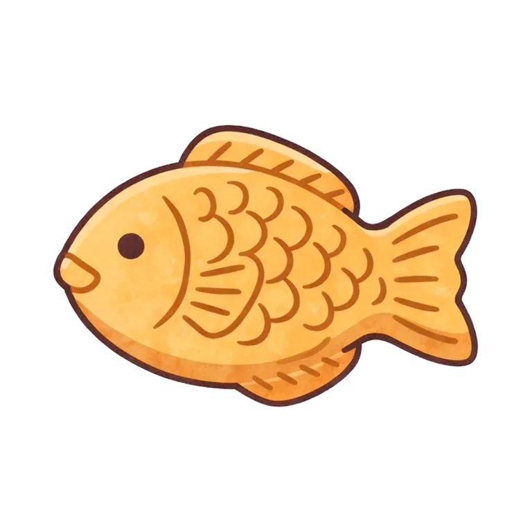 fish-shaped pastry