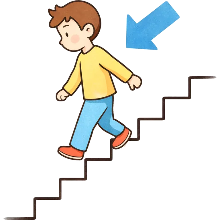to go down