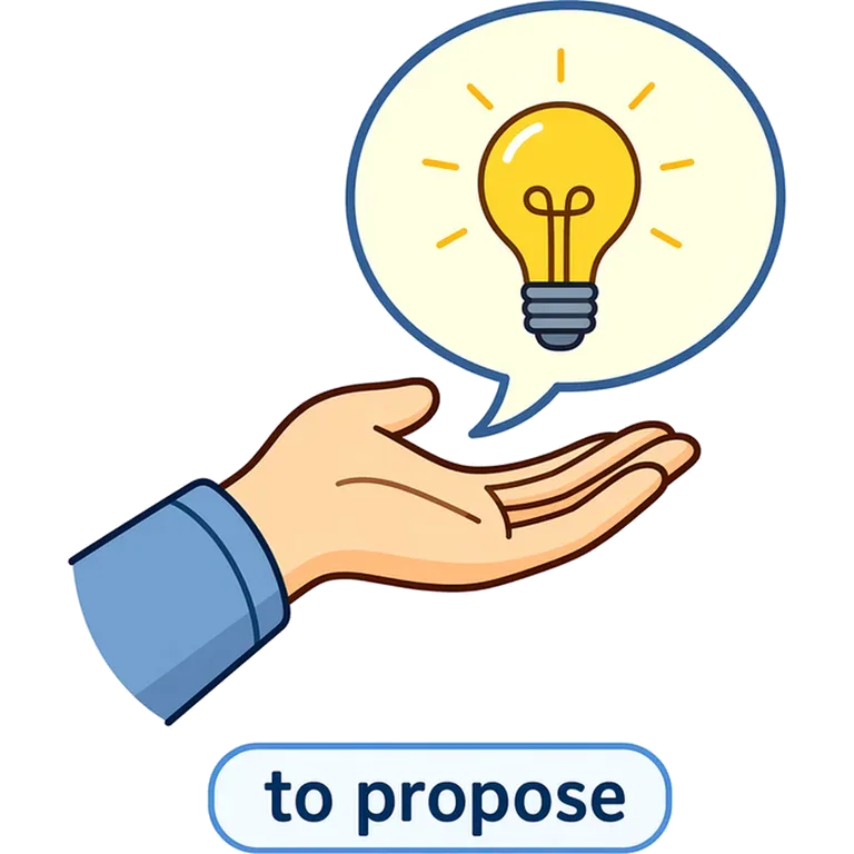 to propose