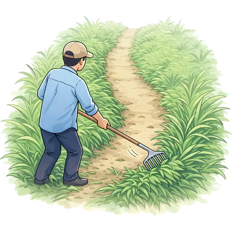to make a path